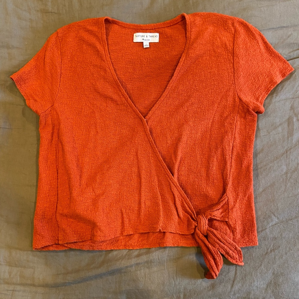Madewell wrap top